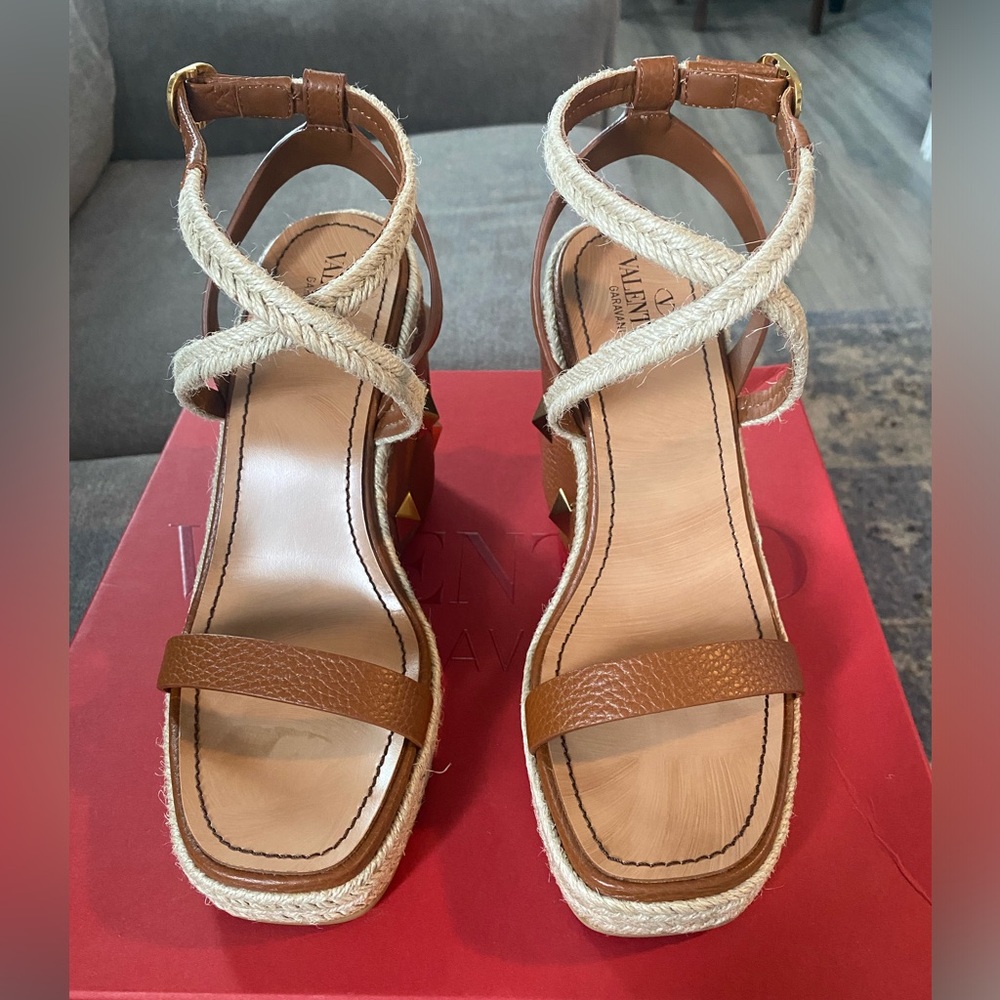 Valentino wedges, brand new, unworn, comes with box and shoes bags